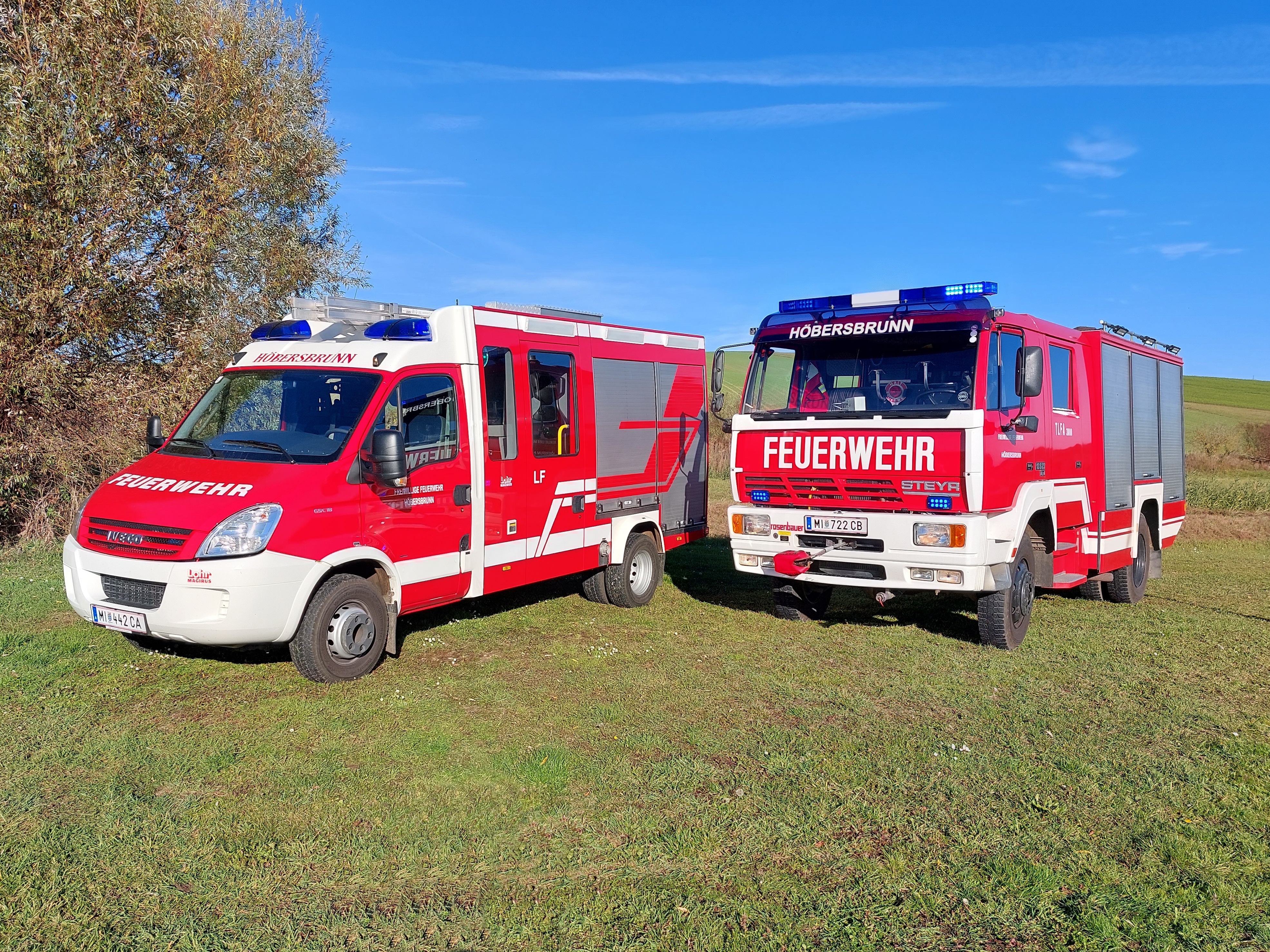 Fahrzeuge der Feuerwehr Höbersbrunn